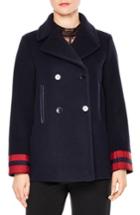 Women's Sandro Cynda Peacoat - Blue