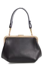 Clare V. Le Box Leather Top Handle Bag -
