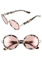 Women's Super By Retrosuperfuture 'santa Gel' 52mm Round Sunglasses -