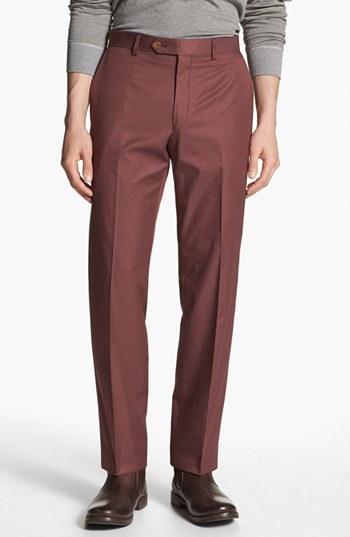 Men's John Varvatos Star Usa Red Label 'petro' Flat Front Trousers
