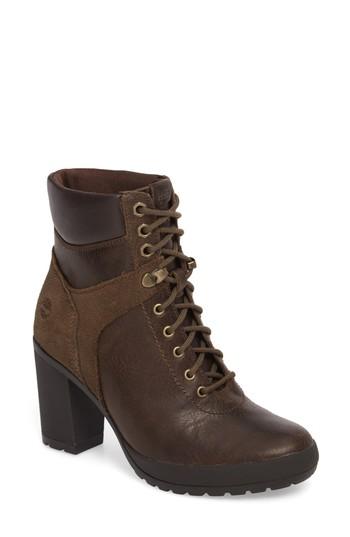 Women's Timberland Camdale Water Resistant Field Bootie M - Brown