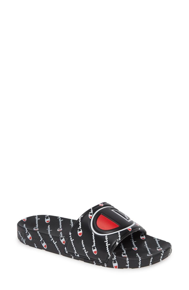 Women's Champion Ipo Repeat Sport Slide M - Black