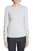 Women's Ted Baker London Danikaa Cutout Sleeve Sweater - Grey