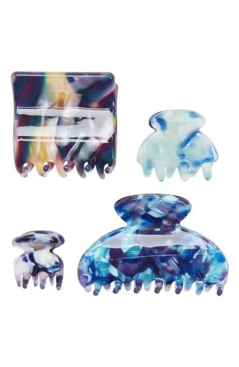 Tasha 'marble' Jaw Clips, Size - Blue