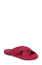 Women's Topshop Felilx Rope Slide Sandal .5us / 40eu M - Pink