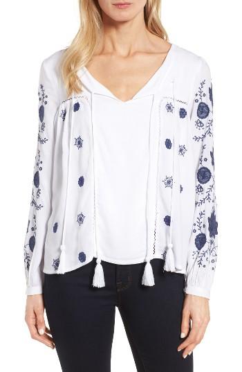 Women's Kut From The Kloth Prairie Embroidered Top