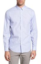 Men's Theory Murrary Coupe Trim Fit Sport Shirt - Blue