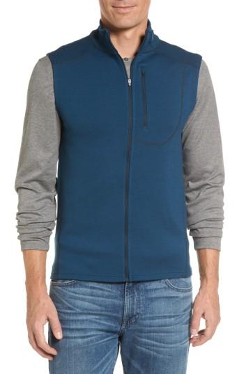 Men's Ibex 'shak' Merino Wool Vest, Size - Blue