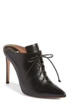 Women's Francesco Russo Lace Up Mule .5us / 36.5eu - Black