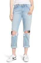 Women's Current/elliott The Fling Ripped Boyfriend Jeans - Blue