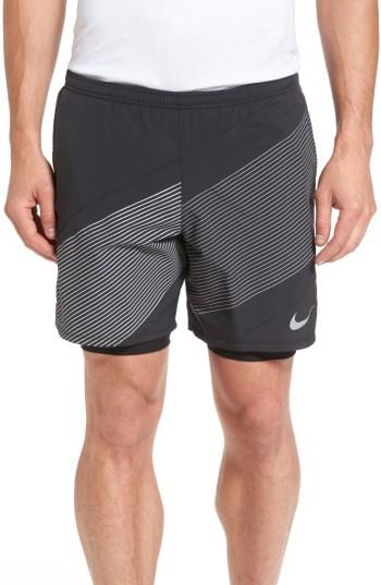 Men's Nike Flex Running Shorts - Black