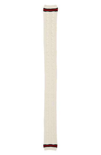 Women's Gucci Omelis Cable Knit Scarf, Size - White