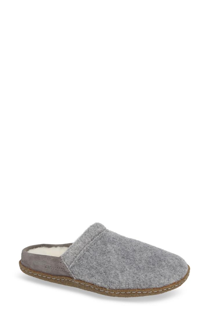 Women's Sorel Nakiska Scuff Slipper M - Grey