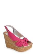 Women's Love And Liberty 'audra' Slingback Wedge M - Pink
