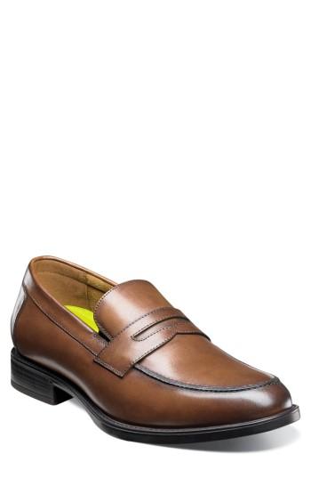 Men's Florsheim Midtown Penny Loafer .5 D - Brown