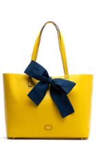 Frances Valentine Trixie Leather Tote - Yellow