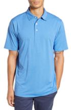 Men's Southern Tide Driver Performance Jersey Polo - Blue
