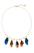 Women's Gas Bijoux Feather Collar Necklace