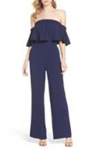 Women's Vince Camuto Off The Shoulder Jumpsuit - Blue