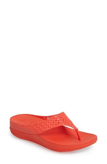 Women's Fitflop(tm) Welljelly Flip Flop M - Red