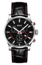 Men's Mido Mutltiford Chronograph Leather Strap Watch, 42mm