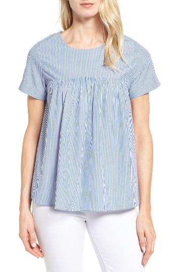 Women's Bobeau Back Bow Poplin Top