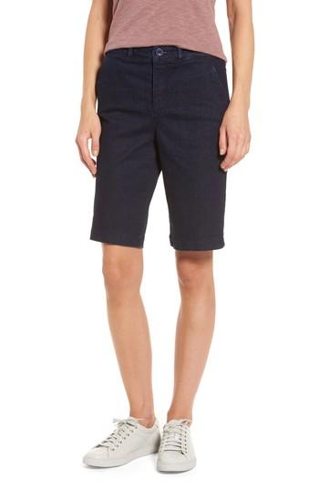 Women's Nydj Marilyn Stretch Denim Bermuda Shorts - Blue