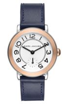 Women's Marc Jacobs Riley Leather Strap Watch, 36mm