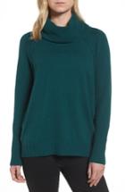 Women's Caslon Cowl Neck Sweater, Size - Green
