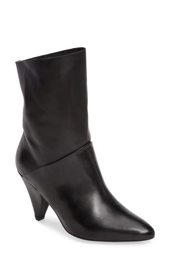 Women's Topshop Mickey Cone Heel Bootie .5us / 38eu - Black