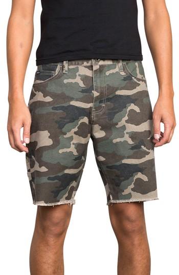 Men's Rvca Work It Shorts - Green