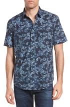 Men's Coastaoro Califoras Regular Fit Print Sport Shirt - Blue