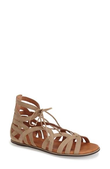 Women's Gentle Souls 'break My Heart 3' Cage Sandal .5 M - Beige