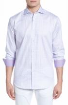 Men's Bugatchi Modern Check Classic Fit Sport Shirt