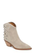 Women's Marc Fisher Baily Studded Western Bootie M - Grey