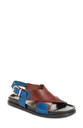 Women's Sofie D'hoore Bicolor Strappy Sandal Us / 36eu - Brown