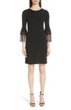 Women's Michael Kors Lace Cuff Matte Jersey Dress - Black