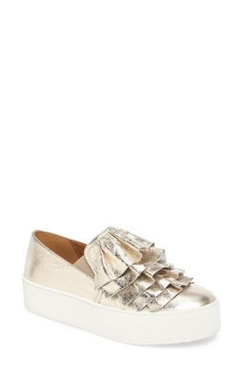 Women's Bp. Marian Platform Sneaker M - Metallic