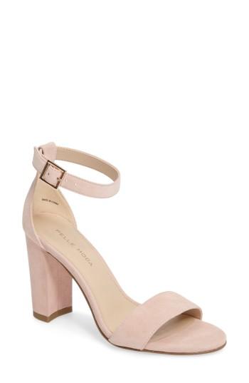 Women's Pelle Moda 'bonnie' Ankle Strap Sandal .5 M - Pink