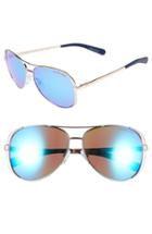 Women's Michael Kors Collection 59mm Aviator Sunglasses - Blue