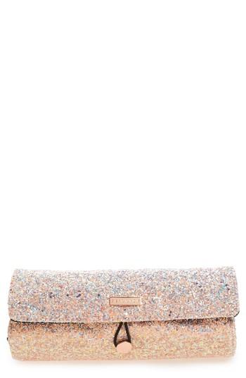 Skinny Dip Ditsy Glitter Makeup Roll, Size - No Color