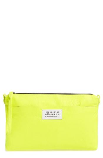 Maison Margiela Glam Slam Leather Pouch - Yellow