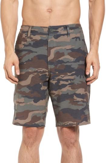Men's O'neill Loaded Camo Hybrid Shorts - Green