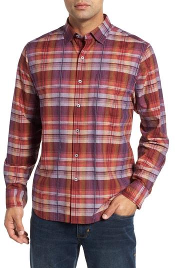 Men's Tommy Bahama Puerto Prism Plaid Sport Shirt