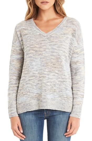 Women's Michael Stars V-neck Sweater - Blue