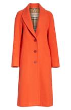 Women's Burberry Ellerton Wool Blend Coat