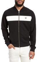 Men's Fred Perry Reverse Tricot Track Jacket - Black