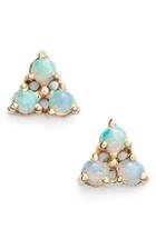 Women's Wwake Triangle Opal Earrings