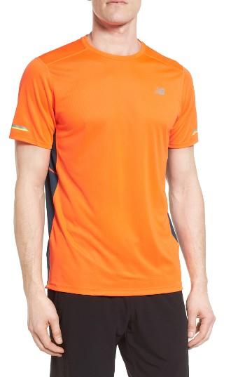 Men's New Balance 'ice' Athletic Training Shirt - Orange