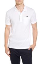 Men's Lacoste Regular Fit Pocket Pique Polo (xl) - White